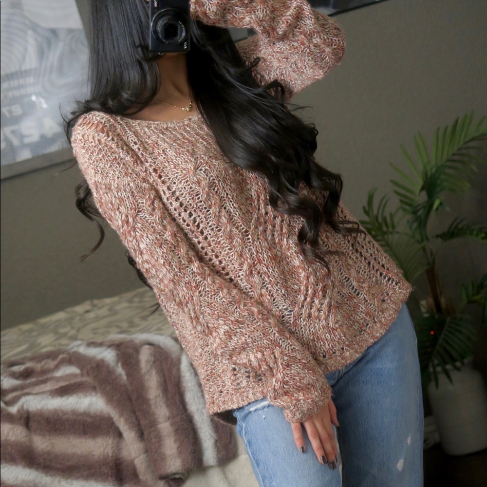 Free People Multicolor Knit Sweater